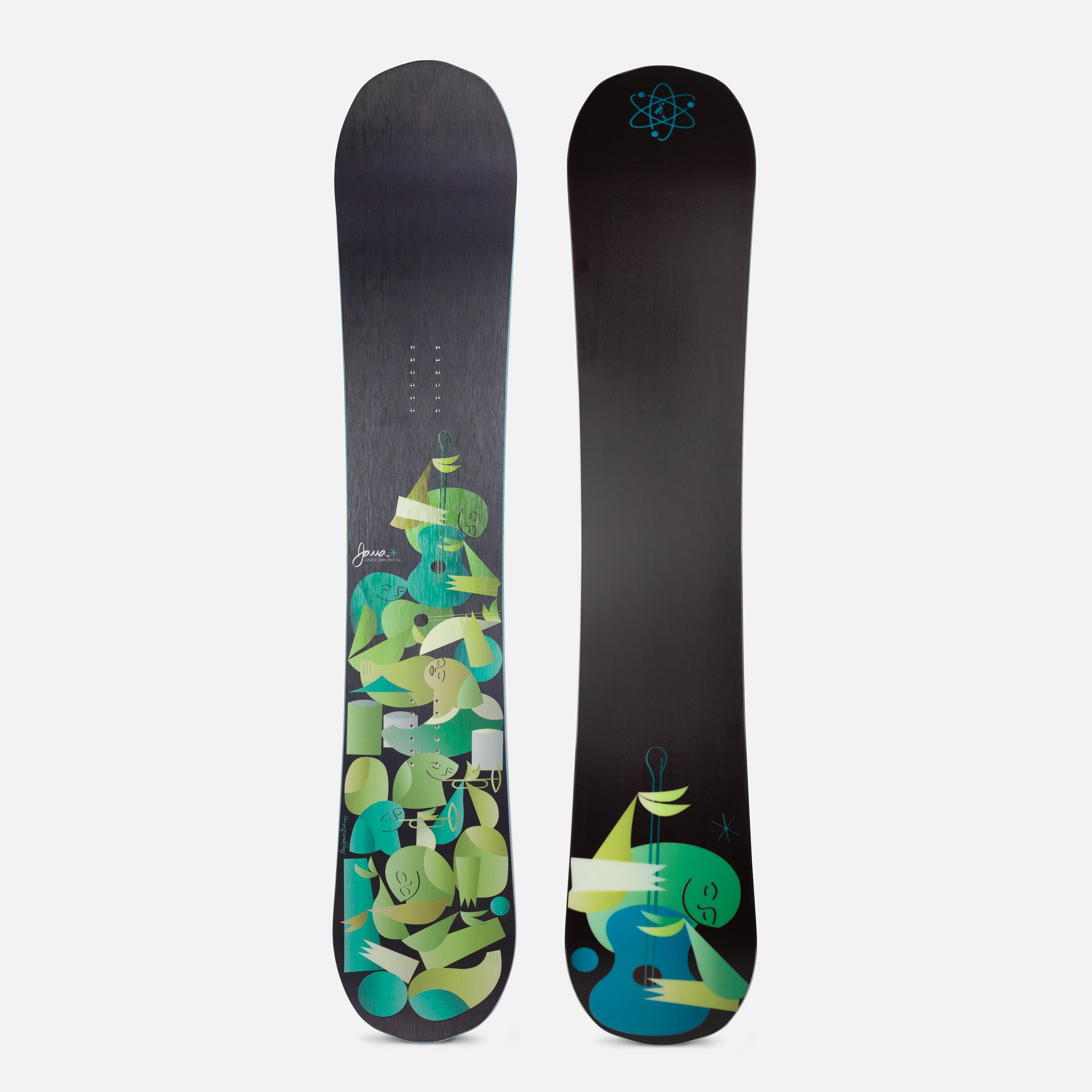 artist series snowboard - mocha latte - by ferris plock – Javatron